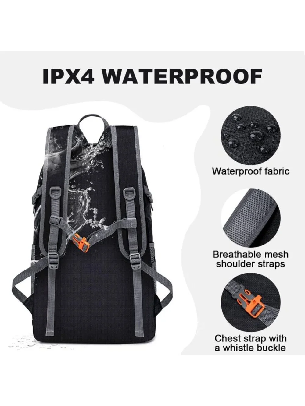 Ultralight 35L Packable Waterproof Backpack | Foldable Hiking Daypack for Travel